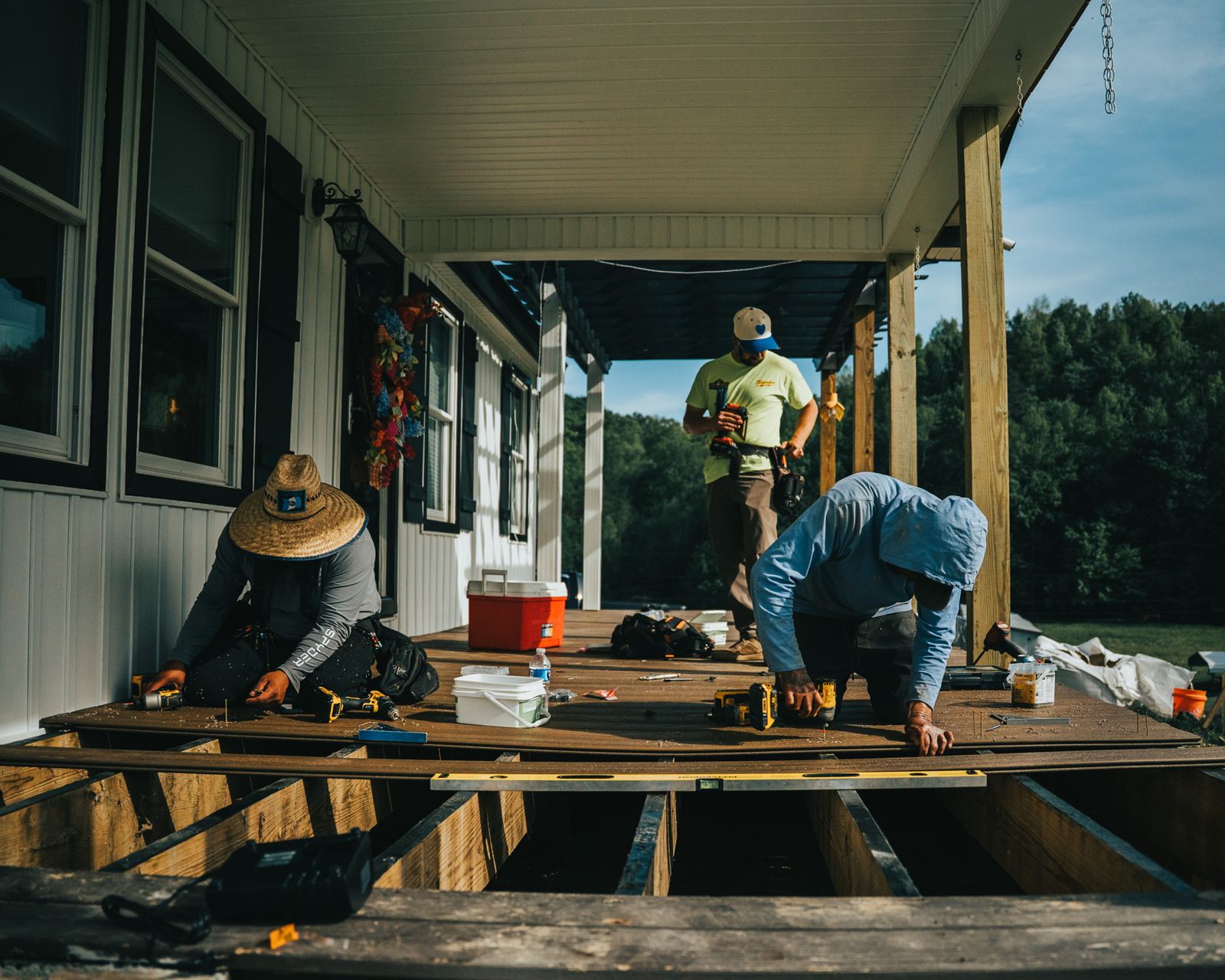 Porch floor rebuild by Pro4mance